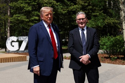 【G7】トランプ氏、G7を初日で離脱　中東情勢に対応、他国と温度差も